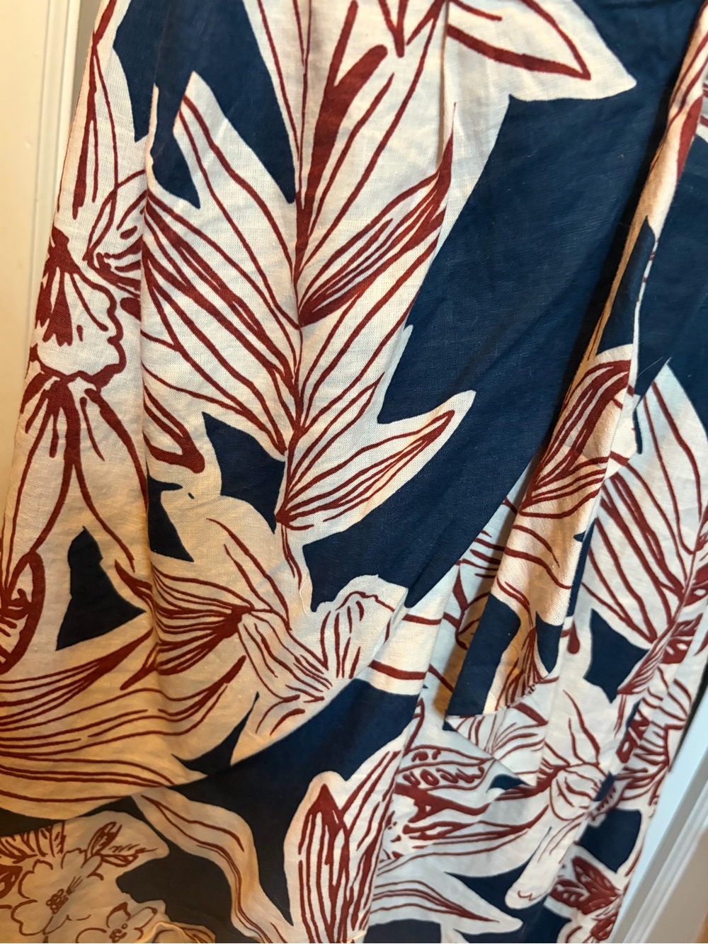 1940’s reproduction 2 piece dress Navy & Cream High-Waist Women’s Skirt& halter - Picture 2 of 12